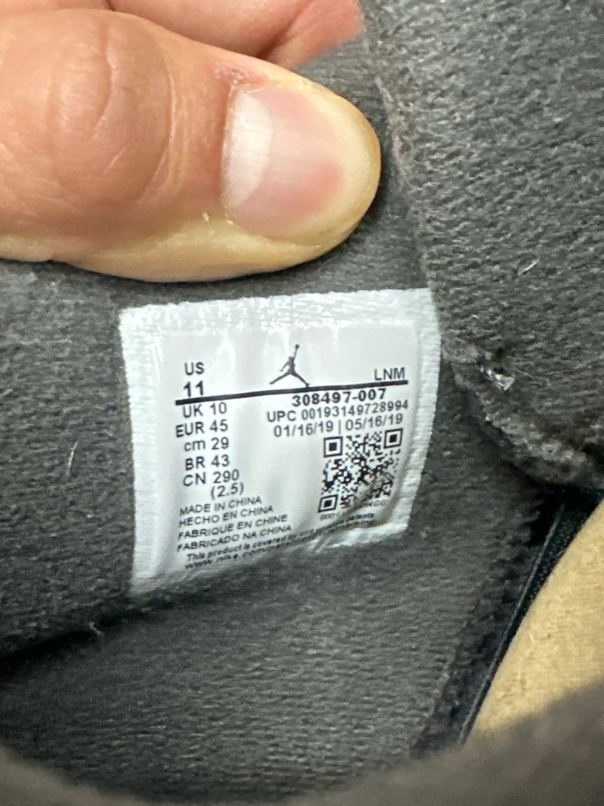 Jordan 4 Cool Grey Preloved