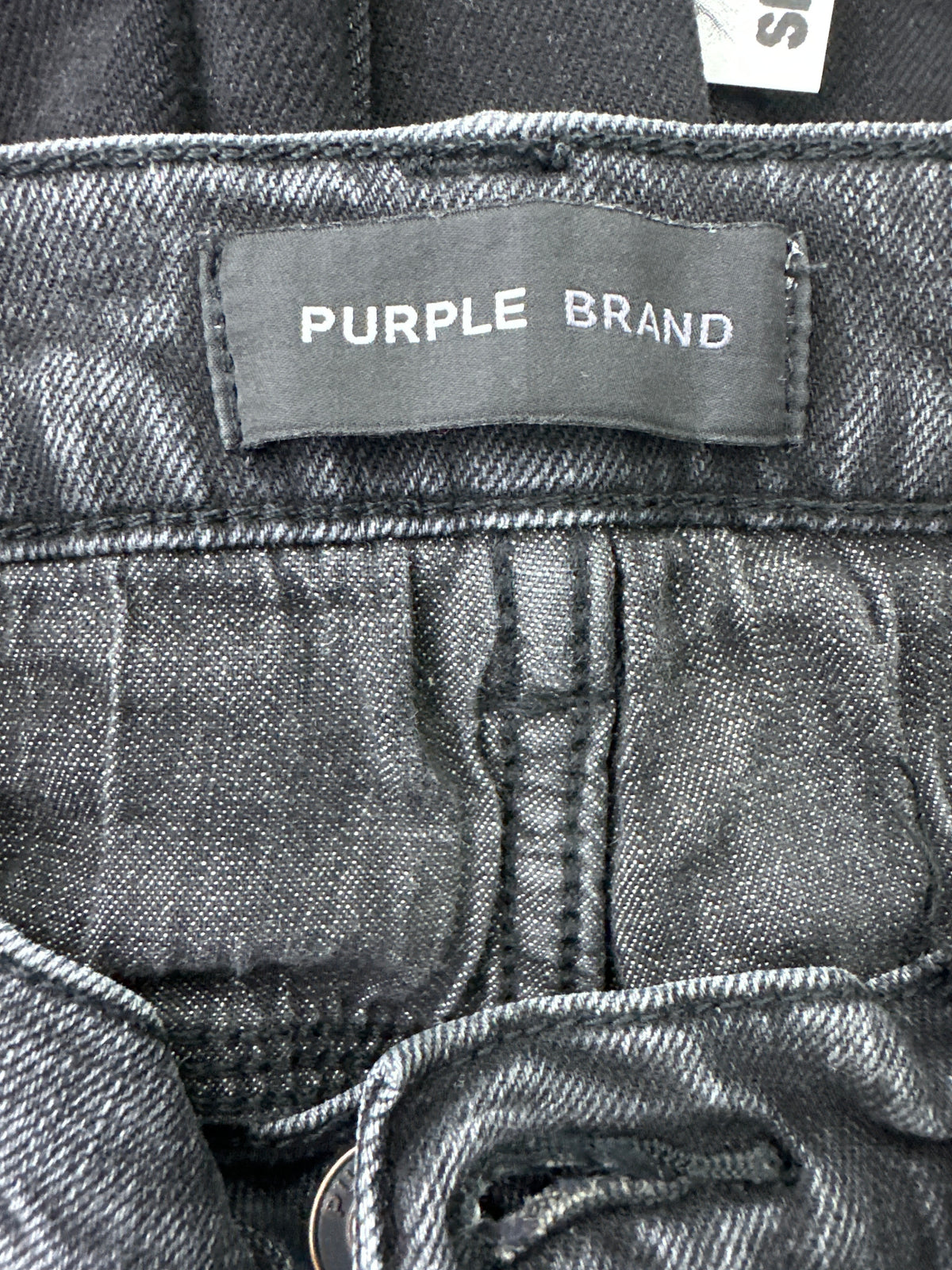 Purple Jeans Washed Black Preloved