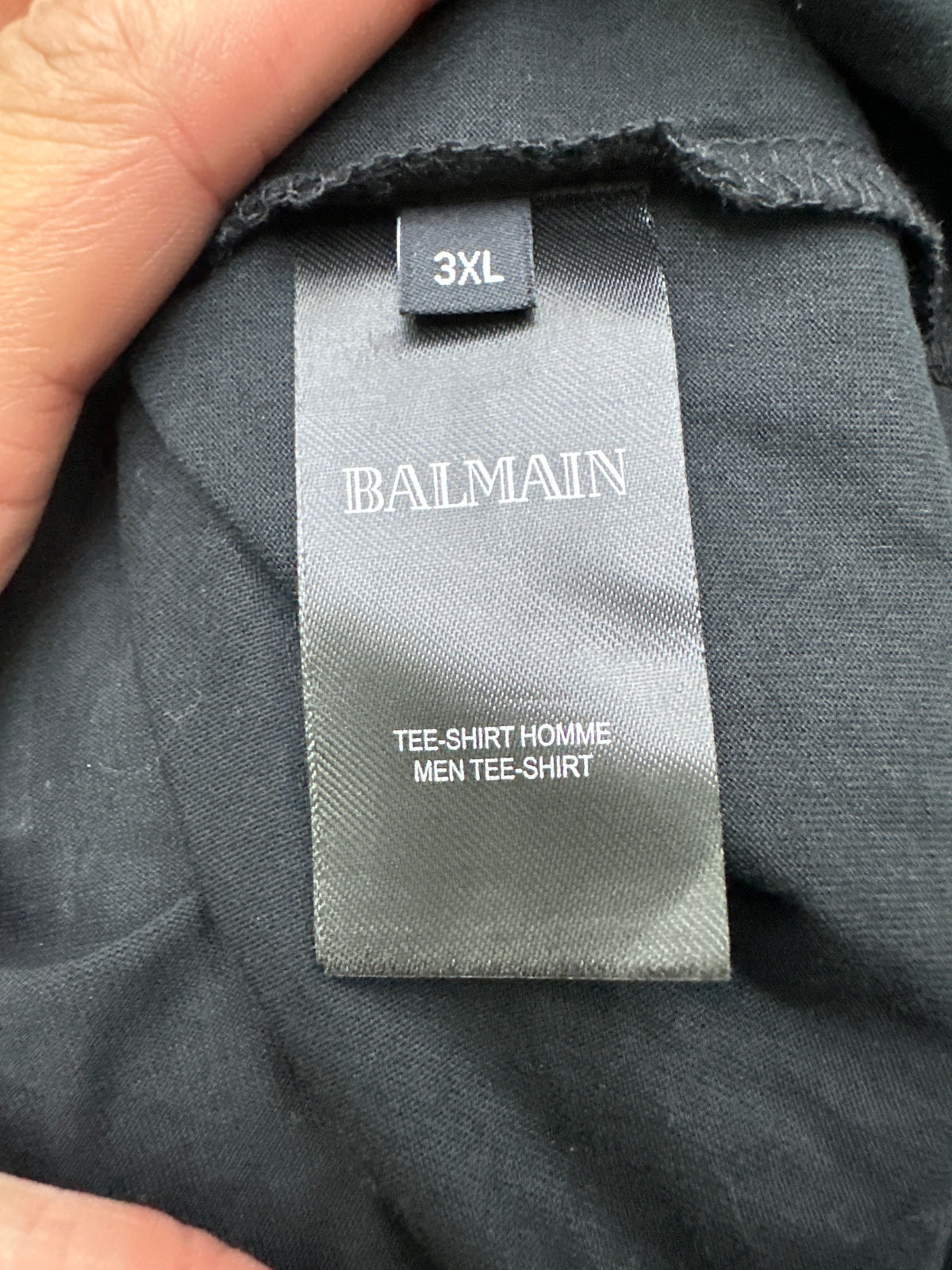 Balmain Tee B/W Pink Preloved