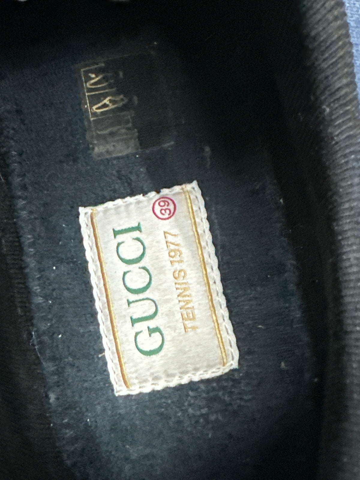 Gucci Tennis 1977 Off The Grid Low Blk/Grn/Rd Preloved