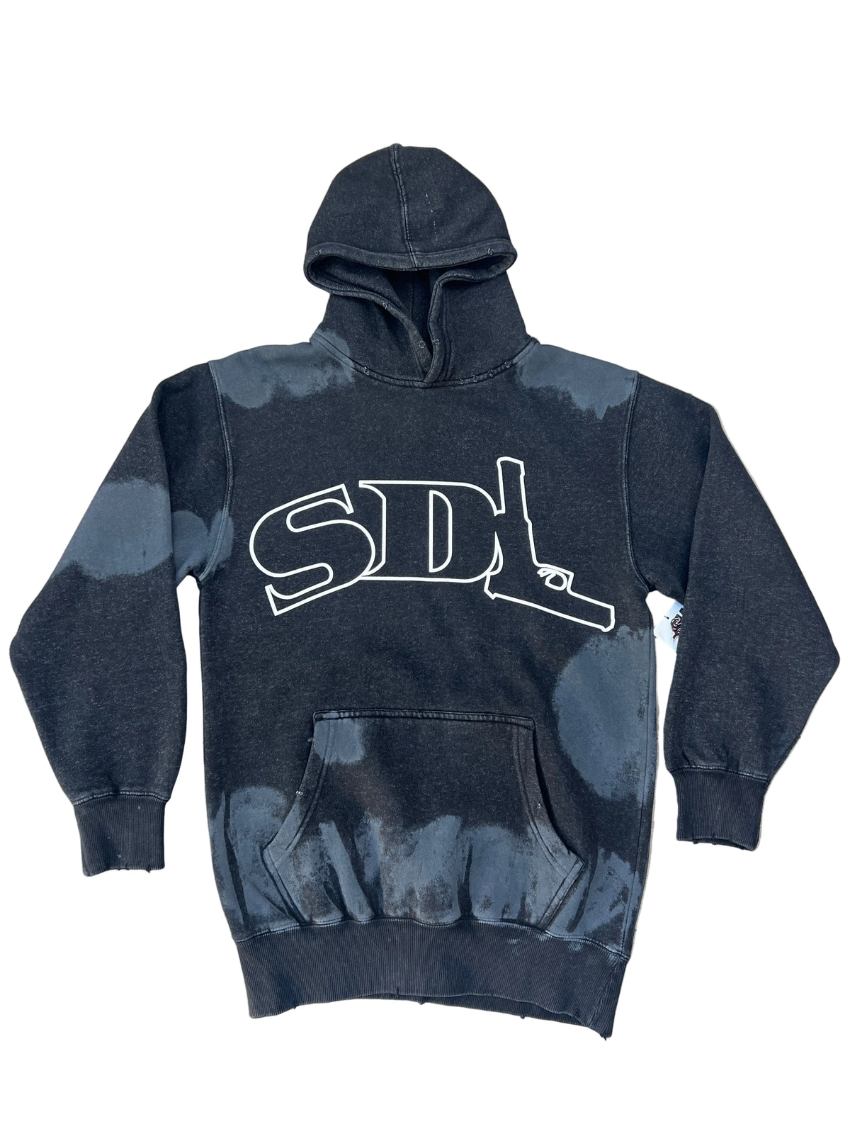 SDL Hoodie Washed Grey New