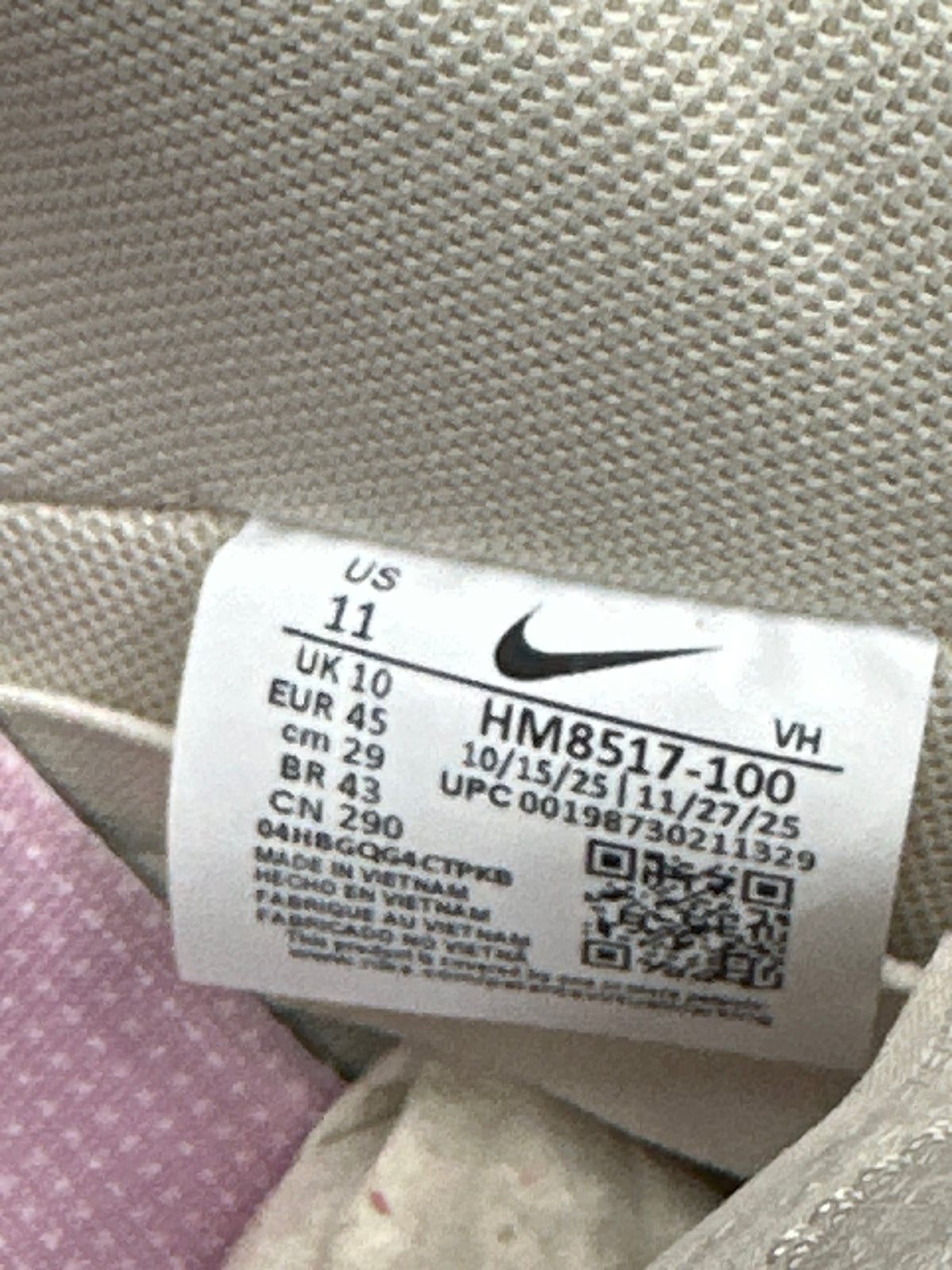 Nike Air Force 1 SB Light Orewood Brown Pink New