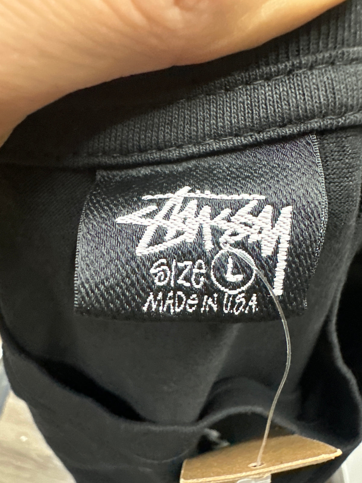Stussy Black Surf Tomb Tee New