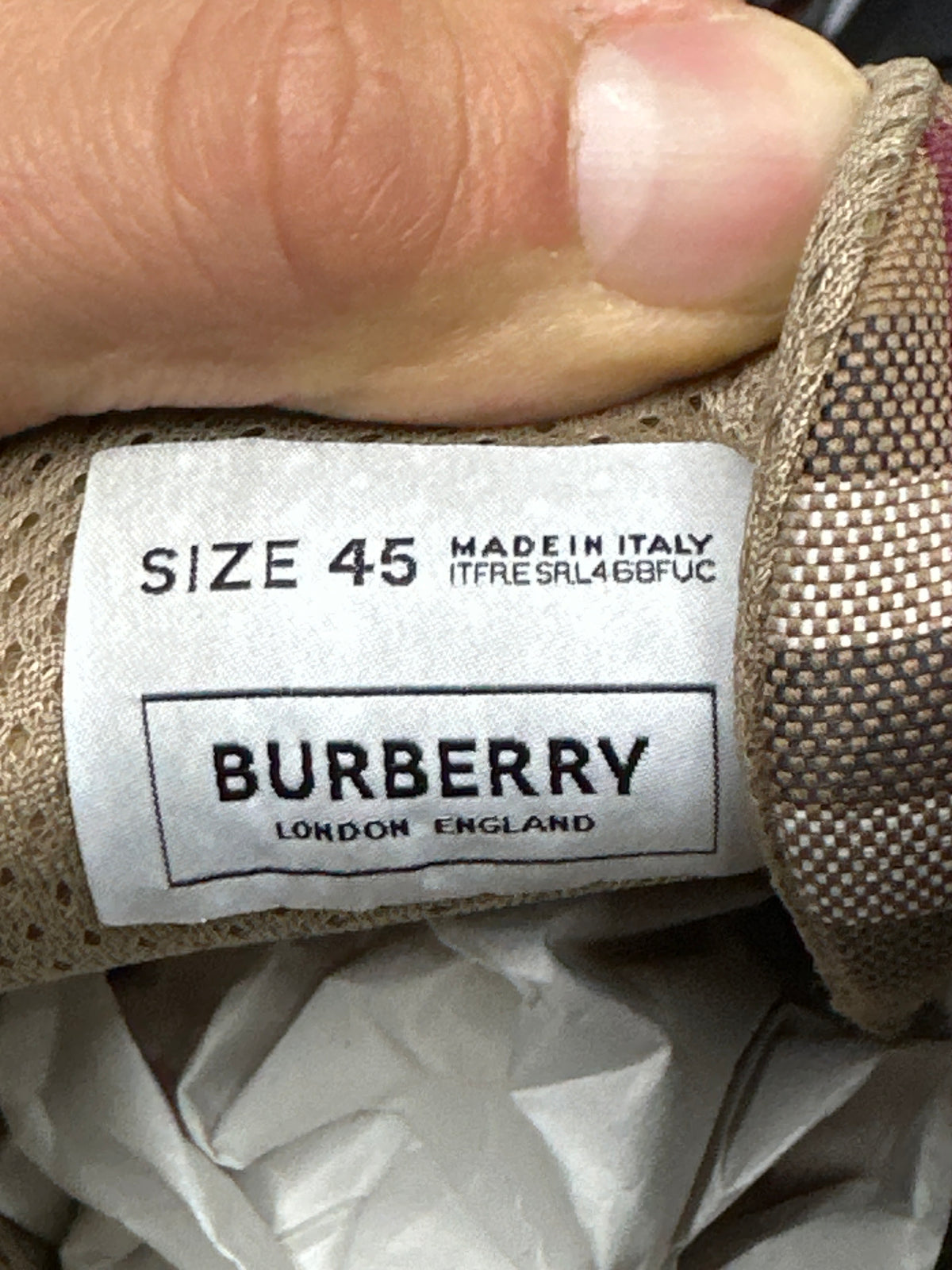 Burberry Ramsey Vintage Check Red Preloved