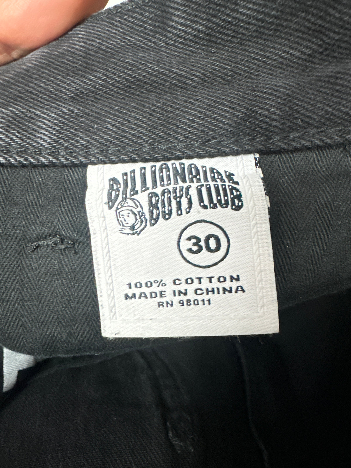 Billionaire Boys Club Mercer Ripped Jeans Dark Hive Wash Preloved