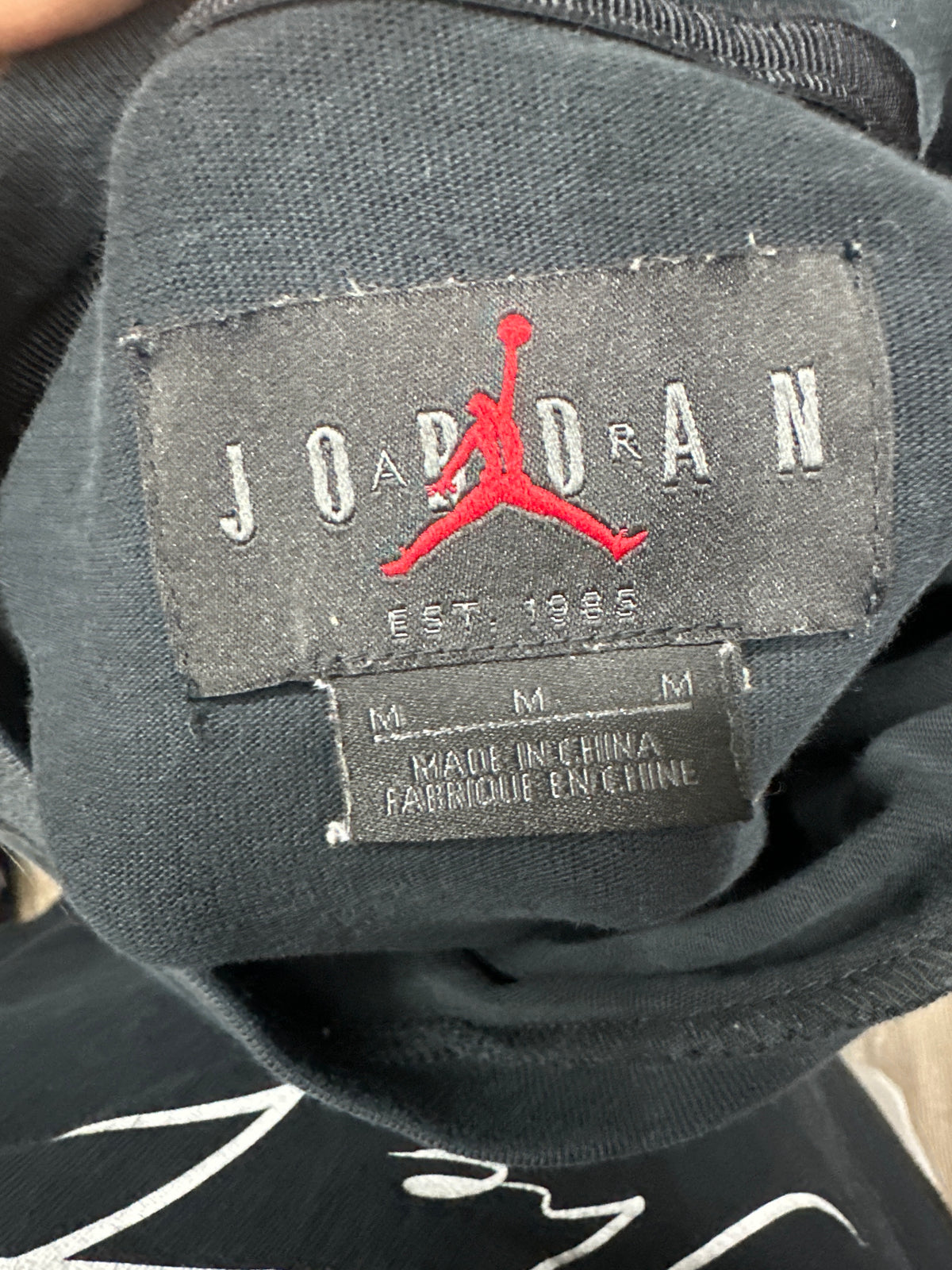 Jordan X Off-white Blk/Grey/rd Tee Preloved