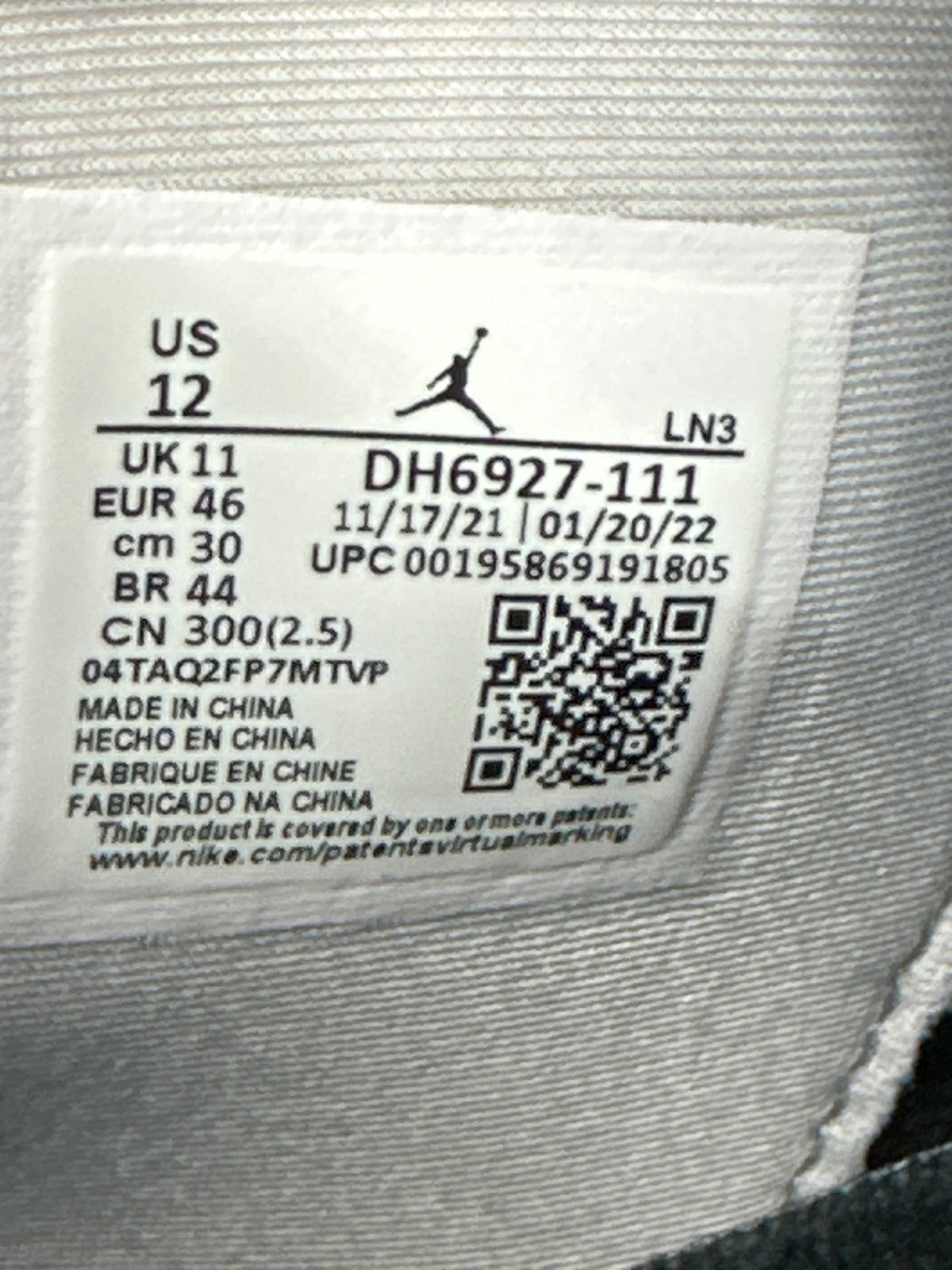 Jordan 4 Military Black Preloved