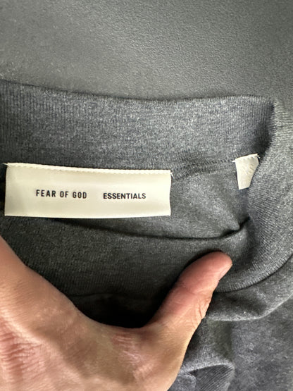 Fear Of God Heather Grey Tee New