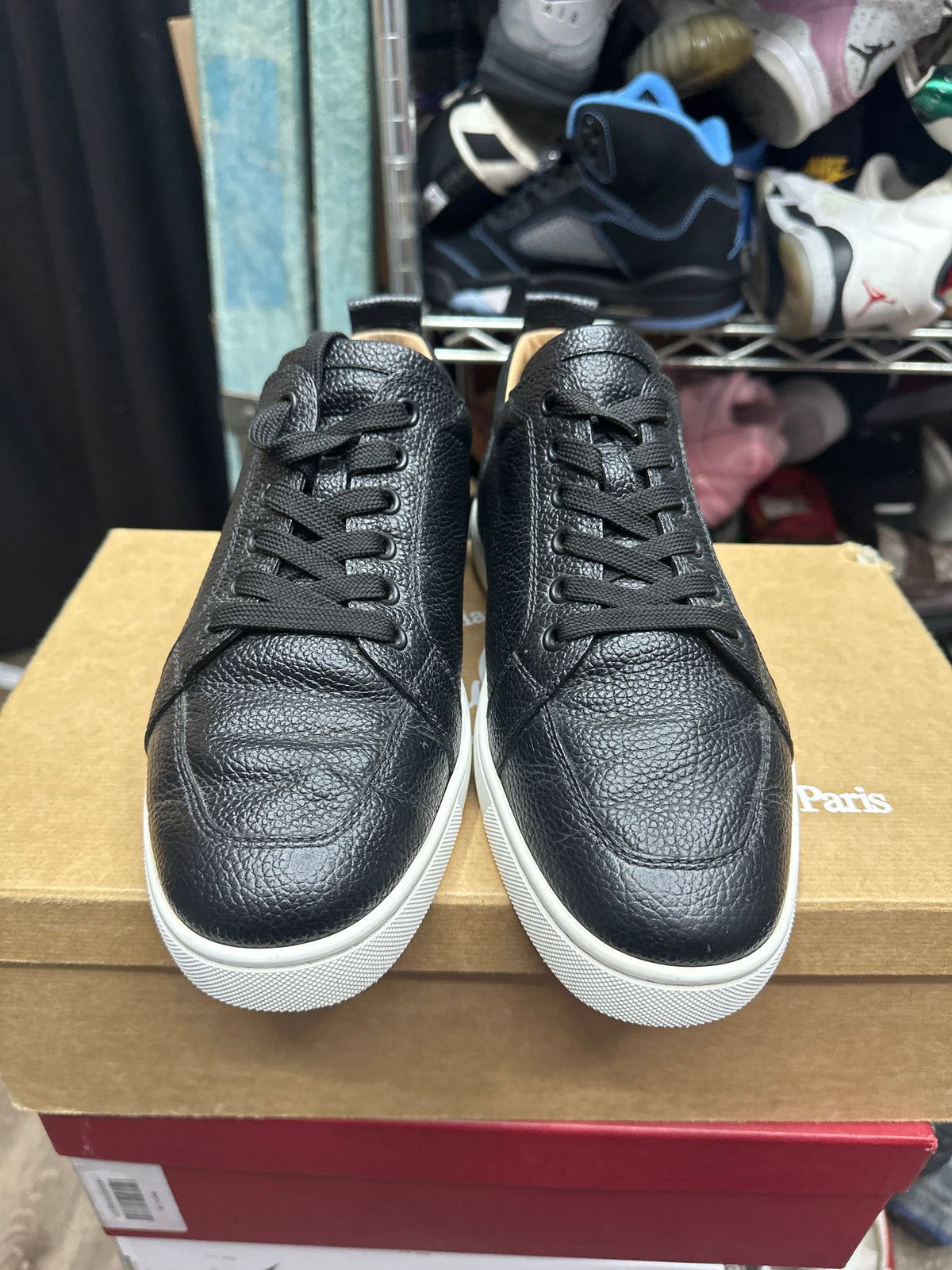 Christian Louboutin Rantulow Black leather Preloved