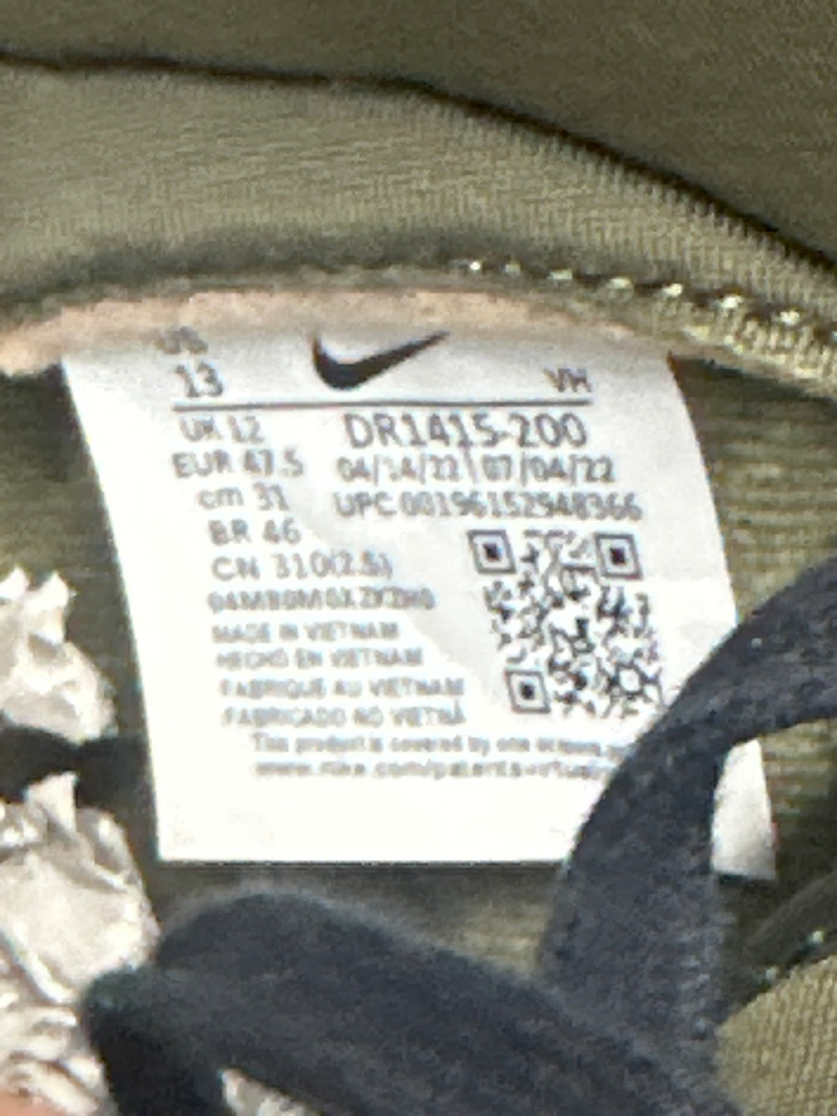 Nike Dunk High Soulgoods Olive Preloved