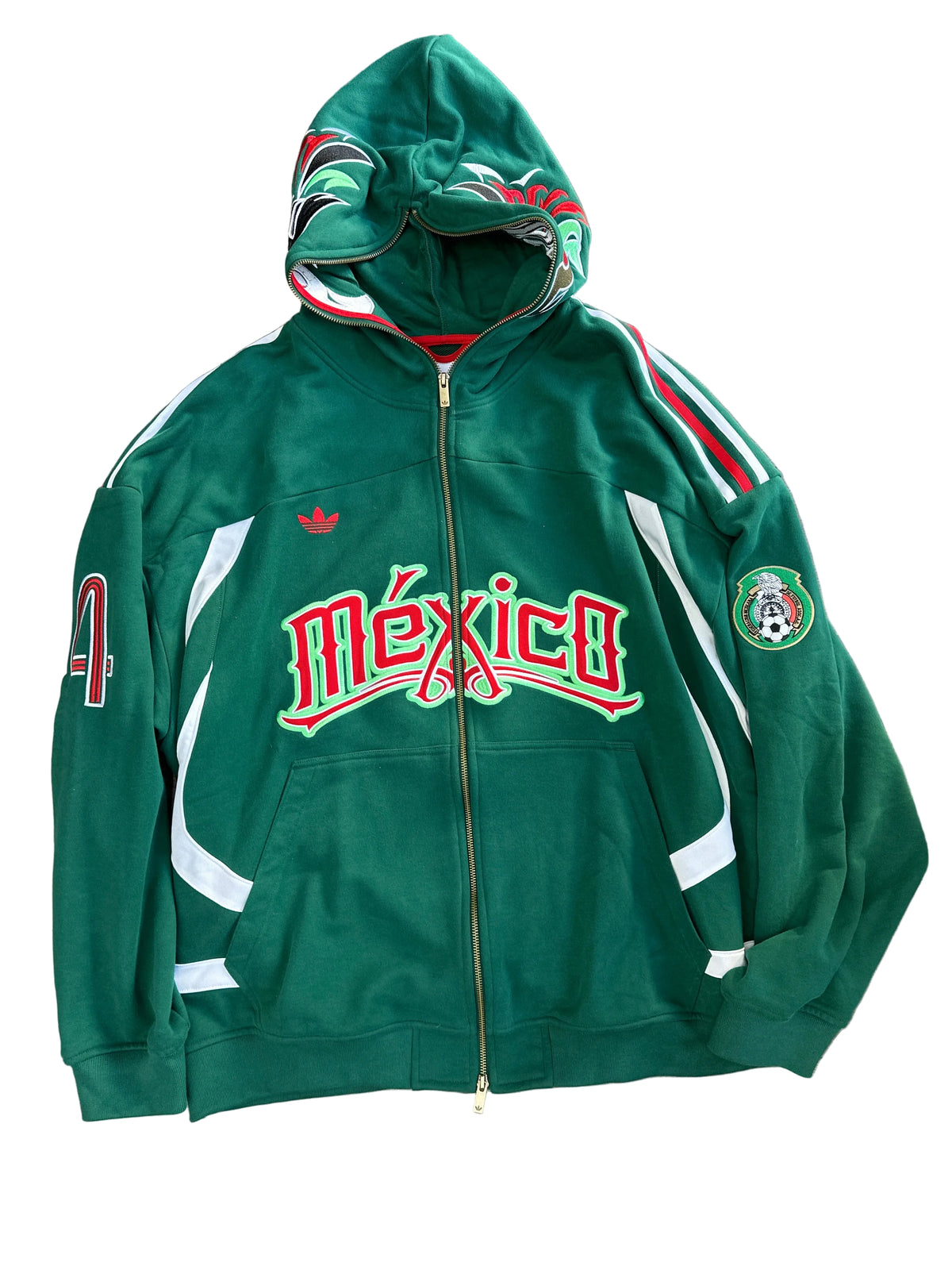 Adidas Mexico Full Zip Hoodie Preloved