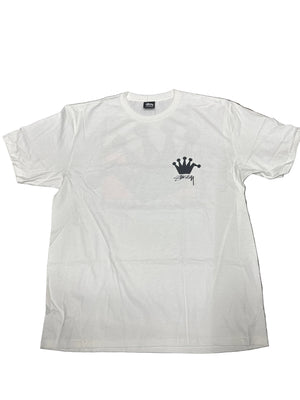 Stussy LB Crown White Tee New