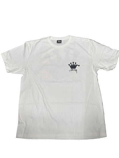 Stussy LB Crown White Tee New