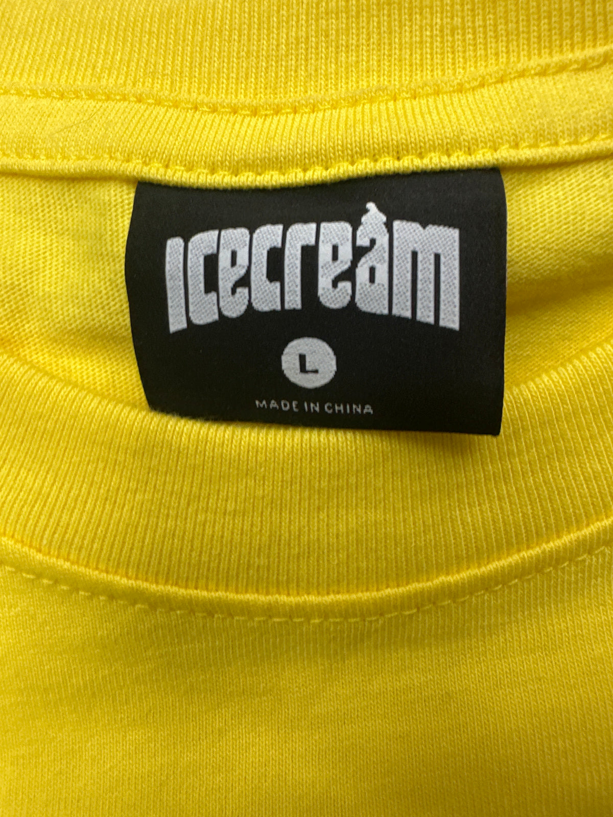 ICECREAM Dog Tee Yellow/Gold New
 