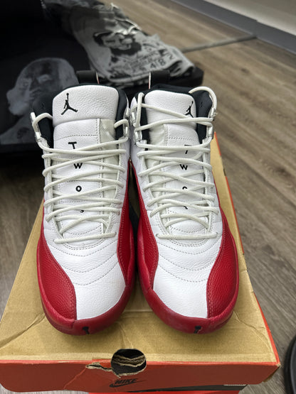 Jordan 12 Cherry Preloved