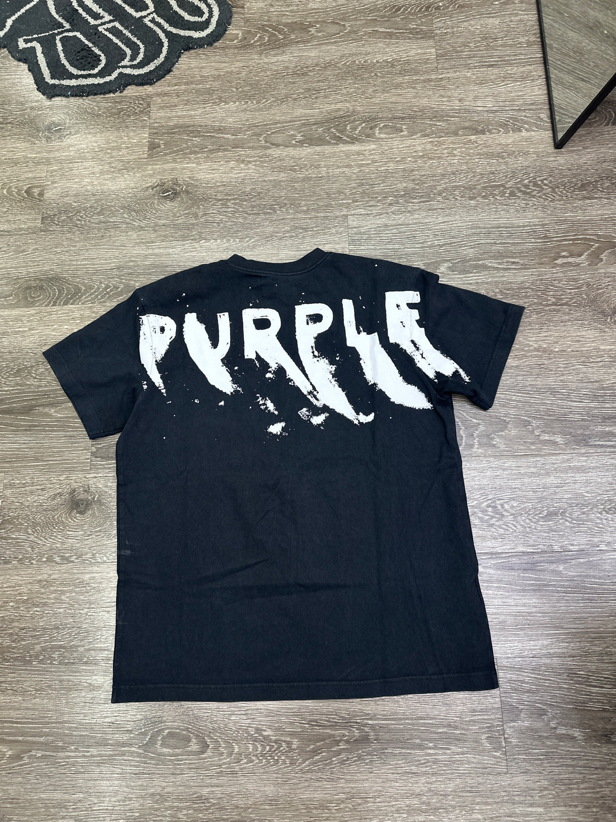Purple Brand Black Logo Graphic T-Shirt Preloved