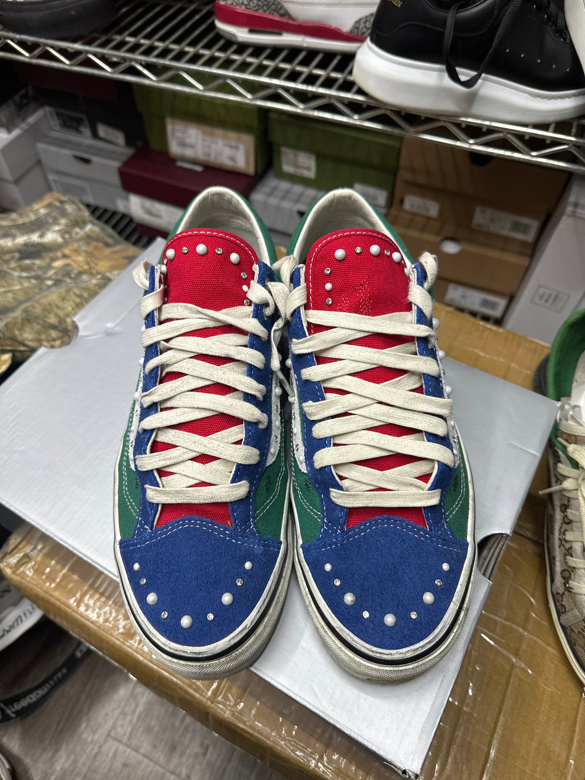 Vans LX 36 Pearlized Pack Yacht Club Preloved Size 11.5