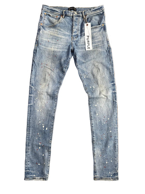 Purple Jeans Light Wash/Paint Preloved