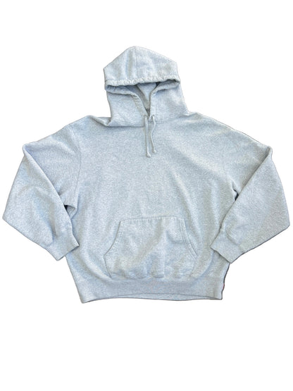 Supreme Hoodie Grey Satin Applique Preloved