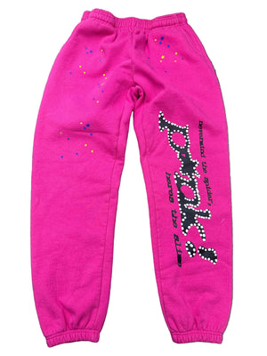 Sp5der Sweats Pink Preloved