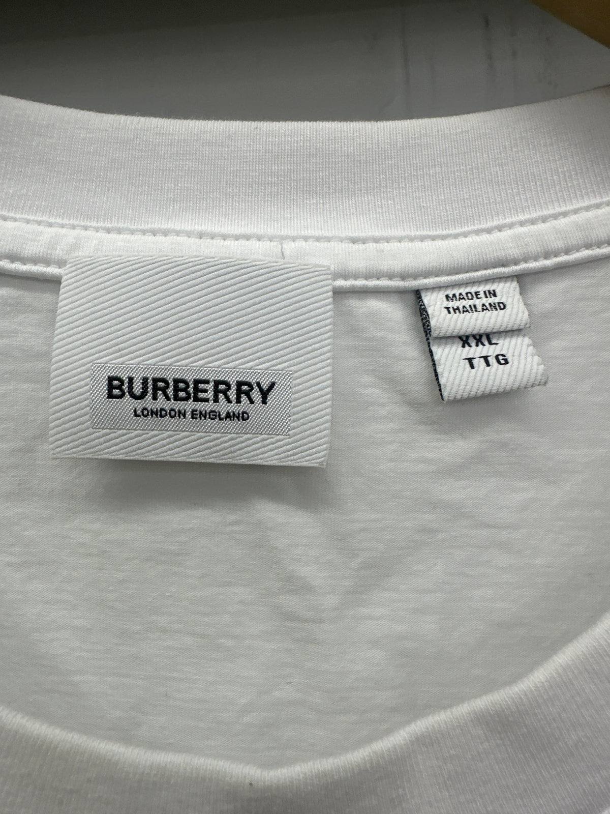 Burberry 1856 Logo Tee White Preloved