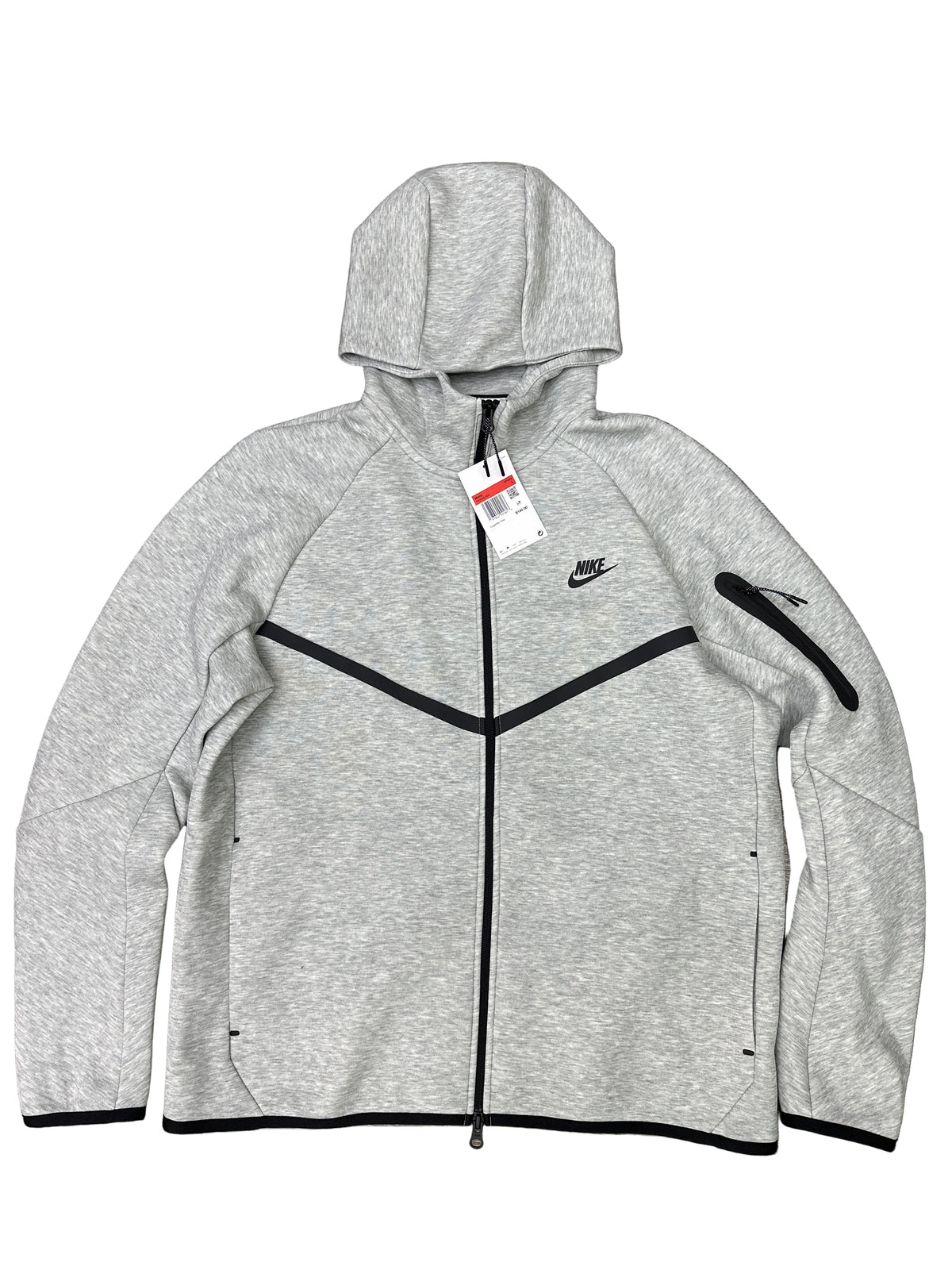 Nike Tech Fleece Zip Up Grey New