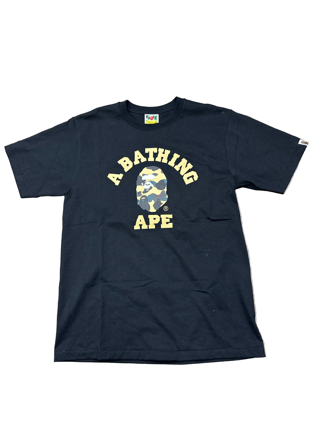 Bape Yellow 1st Camo Tee New