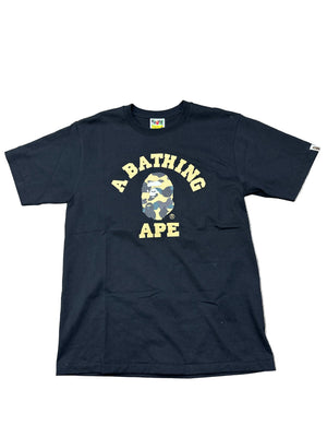 Bape Yellow 1st Camo Tee New
