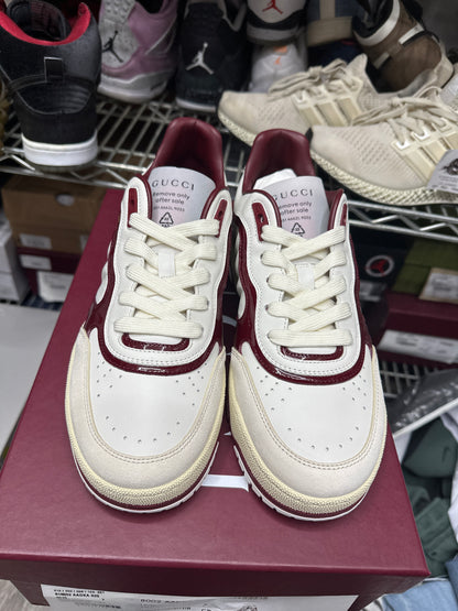 Gucci Re-Web White/Burgundy New