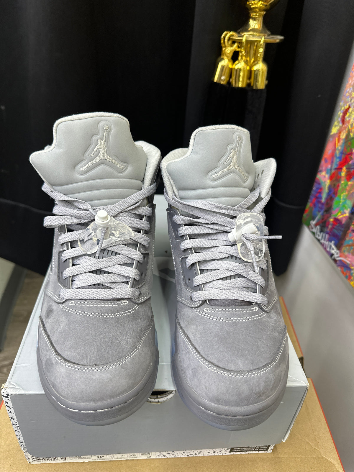 Jordan 5 Wolf Grey Preloved