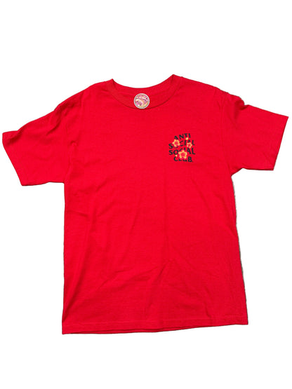 Anti Social Social Club Seeing The Feeling Tee Red New