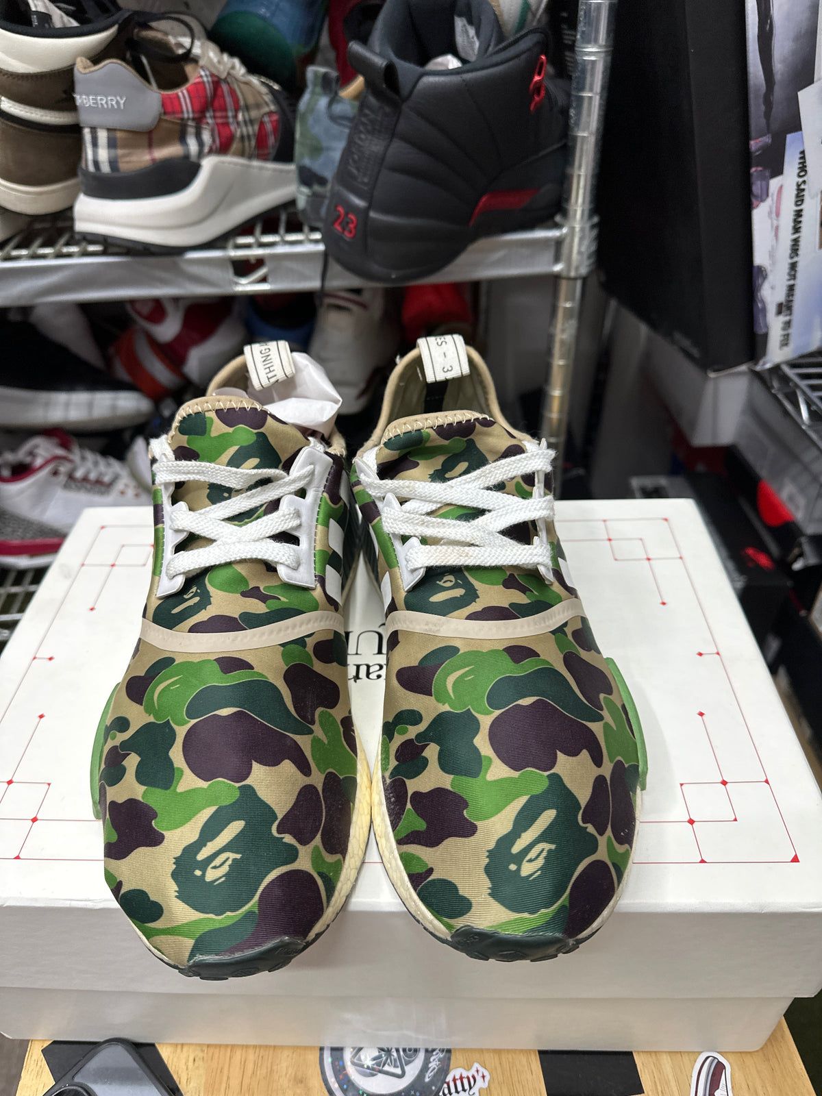 Bape NMD Camo Preloved Size 10.5