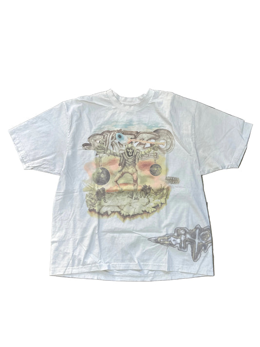 Travis Scott Cactus Jack Utopia Skitzo Tee White Preloved