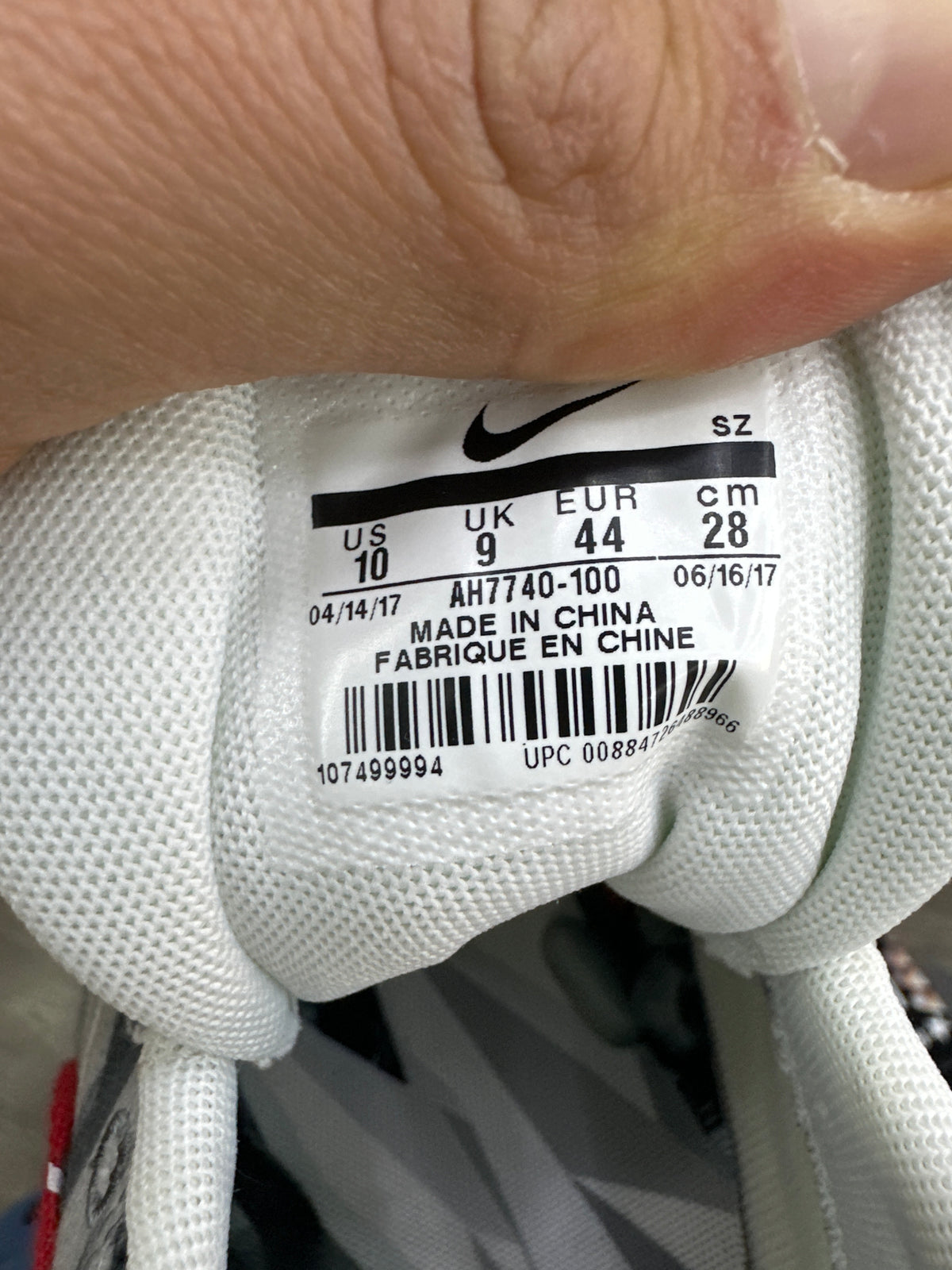 Nike Air Max 1 X Wasafu Los Primeros Preloved Size 10