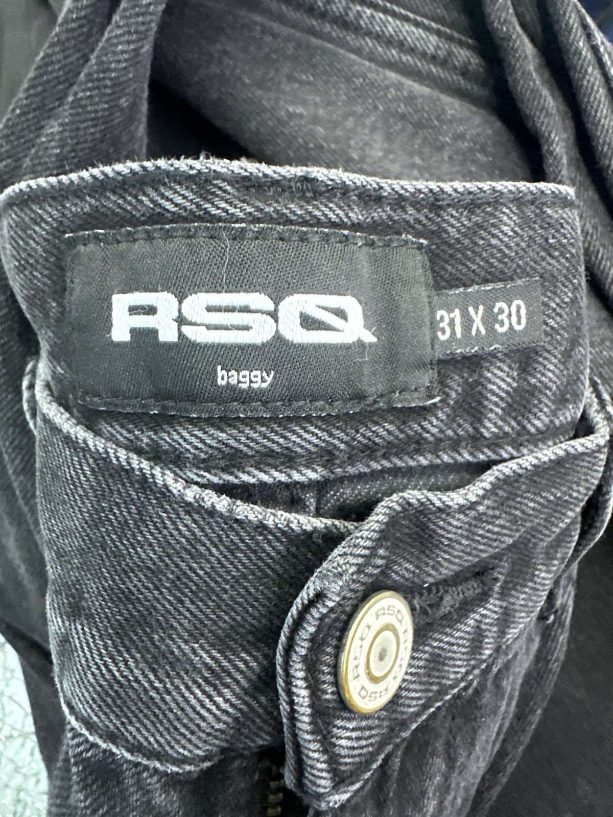 RSQ Baggy Jeans Black Preloved