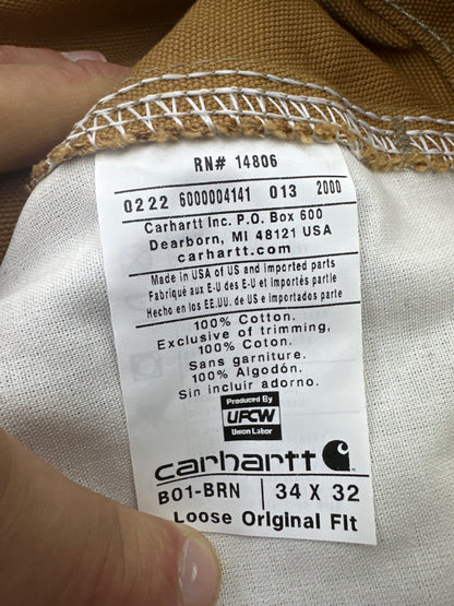 Carhartt Carpenter Jeans Tan New