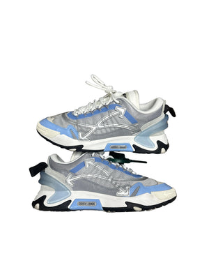 Off-White Odsy-2000 Silver Tone Sky Blue Preloved Size 10