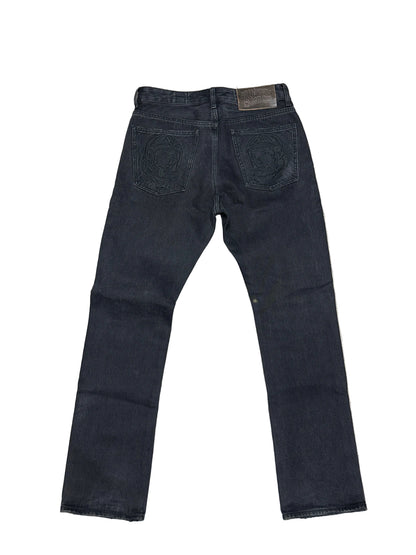Billionaire Boys Club Mercer Ripped Jeans Dark Hive Wash Preloved