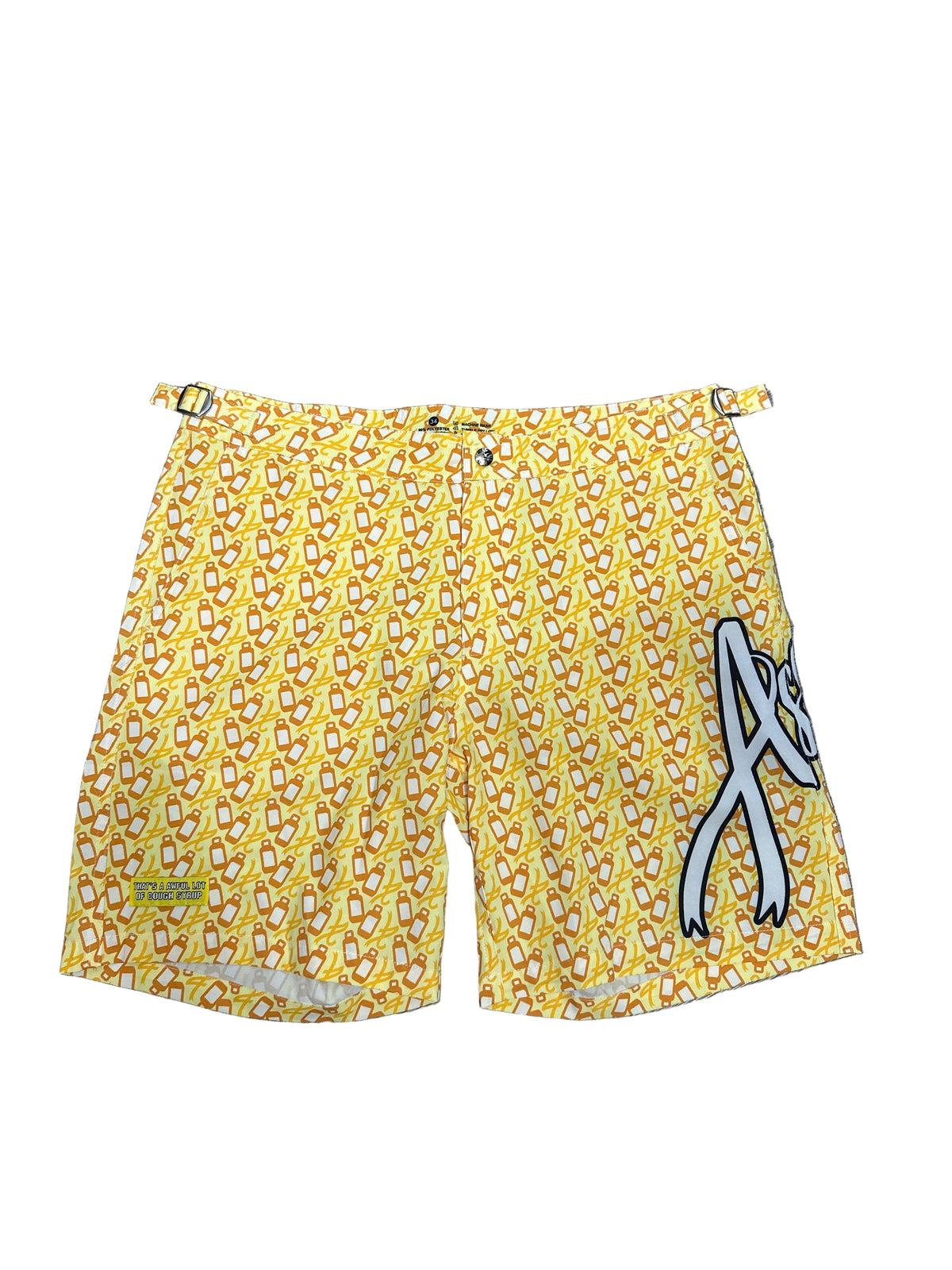 ALOCS X Asaali Yello Shorts All Over Print New