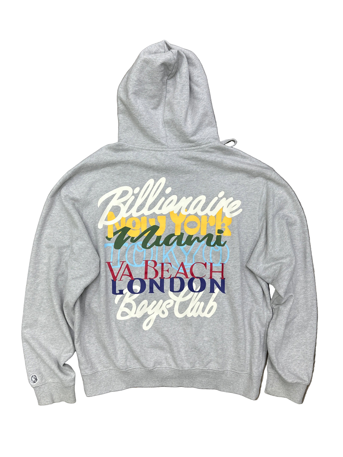 Billionaire Boys Club BB World Tour Hoodie Grey Preloved