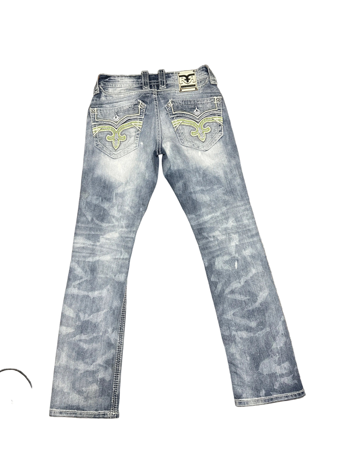 Rock Revival Light Wash Distressed Jeans Preloved
