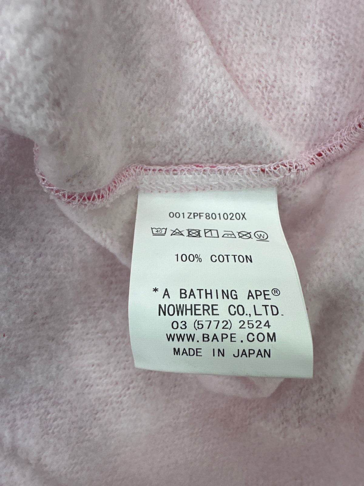 Bape ABC Camo Shark Zip Up Pink New