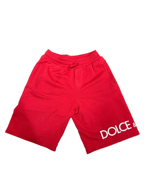 Dolce & Gabbana Red Logo Shorts Preloved