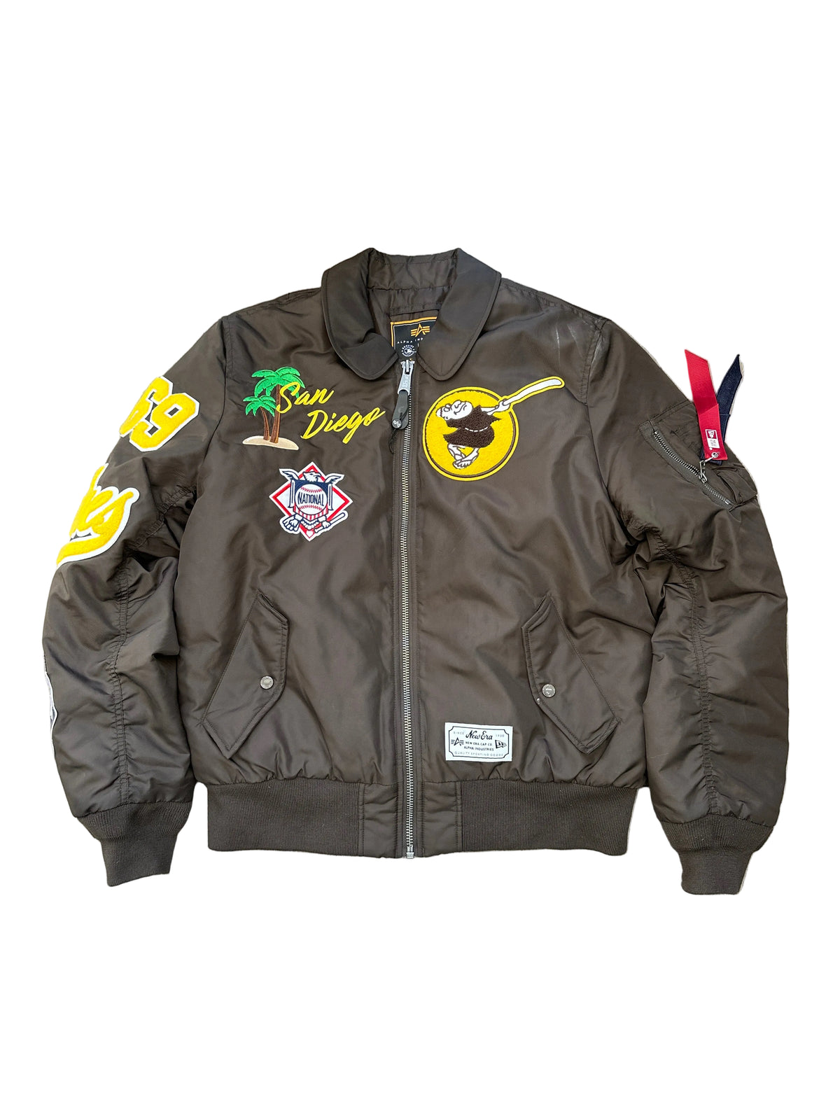 Padres x New Era x Alpha Industries Bomber Jacket Preloved