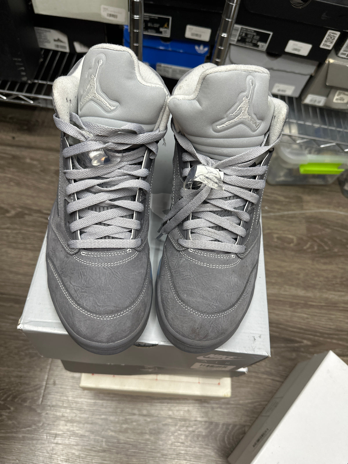 Jordan 5 Wolf Grey Preloved Size 9.5
