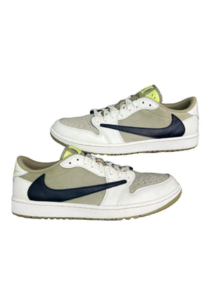 Travis Jordan 1 Low Golf Neutral Olive Preloved