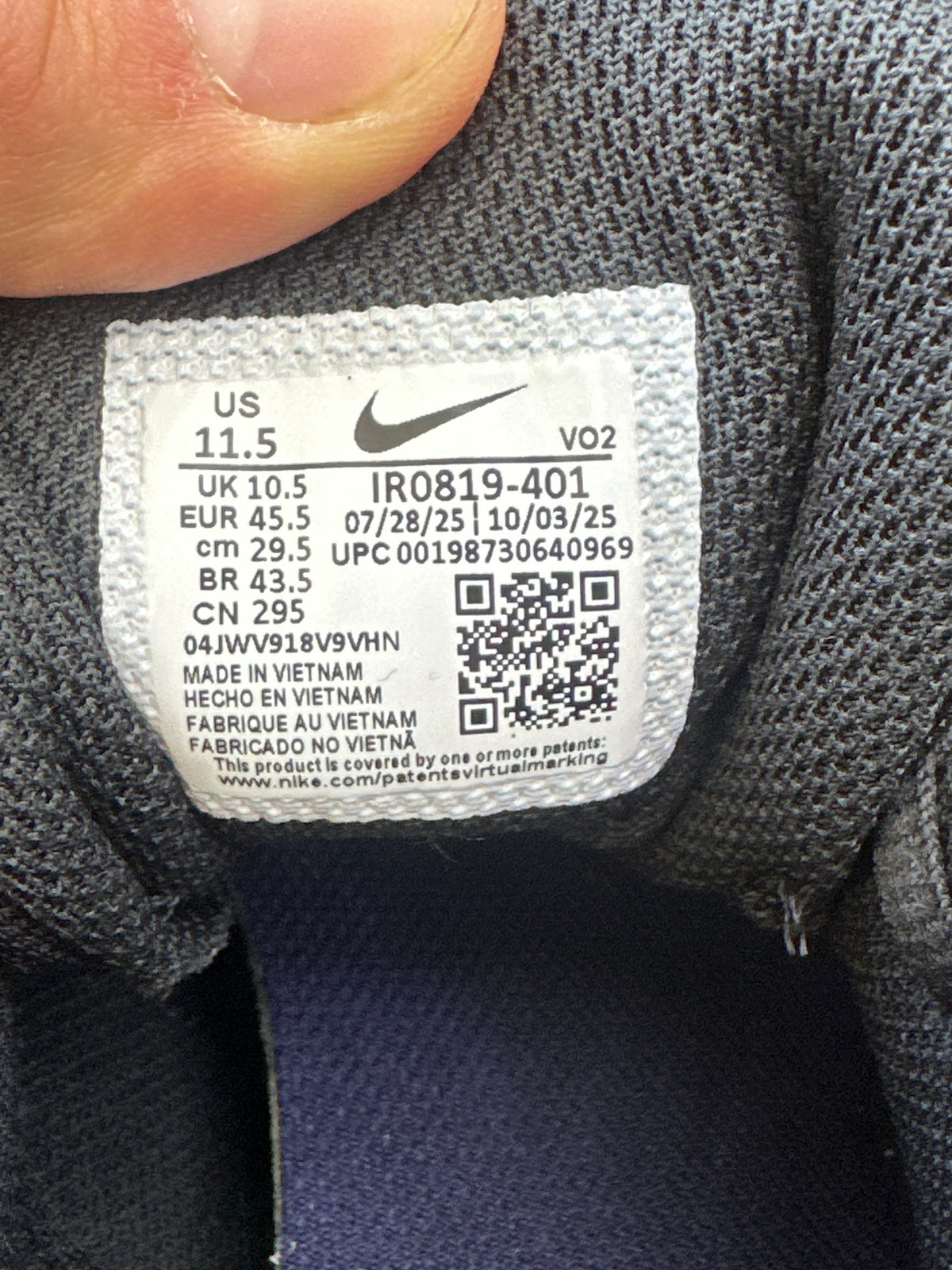 Nike Air Fire New Size 11.5