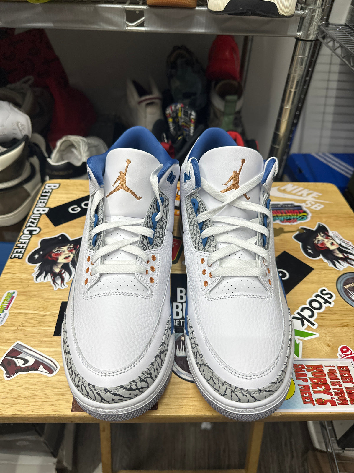 Jordan 3 Wizards New Size 11