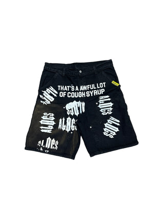 ALOCS Carpenter B/W Jean Shorts Preloved