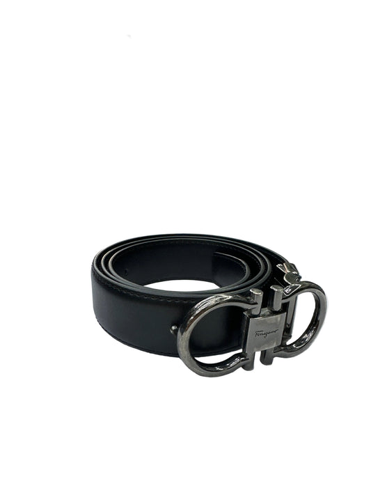 Ferragamo Leather Belt Black Preloved